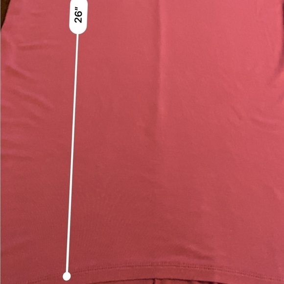 LOGO Layers Lori Goldstein Tank Top Tunic Pink Stretch Flowy Size Small - Picture 9 of 9